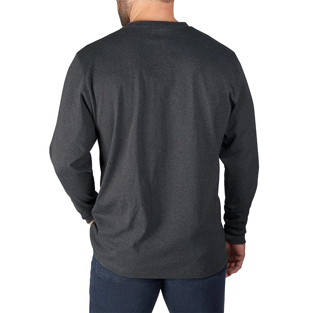 Milwaukee Men's X-Large Gray and Blue Heavy-Duty Cotton/Polyester Long-Sleeve Pocket T-Shirt (2-Pack) 5 Milwaukee Men's X-Large Gray and Blue Heavy-Duty Cotton/Polyester Long-Sleeve Pocket T-Shirt (2-Pack) - Image 5