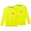 Milwaukee Men's X-Large High Visibility Heavy-Duty Cotton/Polyester Long-Sleeve Pocket T-Shirt (2-Pack)
