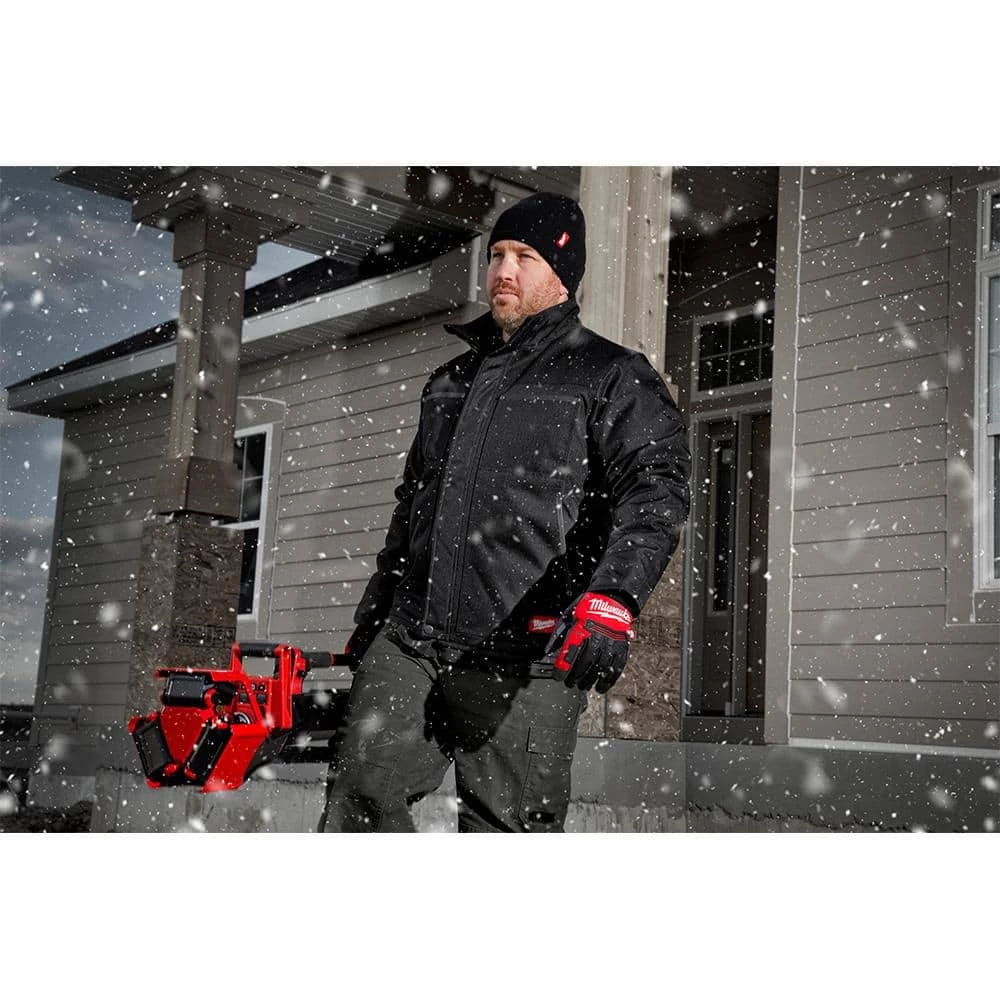 Milwaukee Men's Black Acrylic Cuffed Beanie Hat 5 Milwaukee Men's Black Acrylic Cuffed Beanie Hat - Image 5