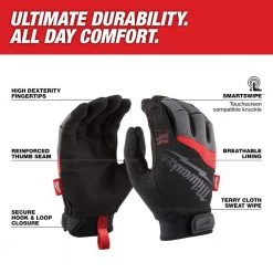 Milwaukee Large Performance Work Gloves 14 Milwaukee Large Performance Work Gloves -Workwear Sales Store milwaukee work gloves 48 22 8722 40 1000