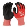 Milwaukee Medium Red Nitrile Level 1 Cut Resistant Dipped Work Gloves