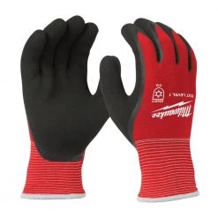 Milwaukee X-Large Red Latex Level 1 Cut Resistant Insulated Winter Dipped Work Gloves -Workwear Sales Store milwaukee work gloves 48 22 8913 31 1000