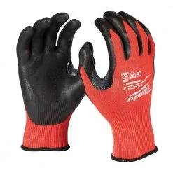 Milwaukee Small Red Nitrile Level 3 Cut Resistant Dipped Work Gloves 27 Milwaukee Small Red Nitrile Level 3 Cut Resistant Dipped Work Gloves -Workwear Sales Store milwaukee work gloves 48 22 8930 31 1000