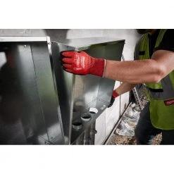 Milwaukee Large Red Nitrile Level 4 Cut Resistant Dipped Work Gloves -Workwear Sales Store milwaukee work gloves 48 22 8947 1d 1000
