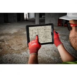 Milwaukee Large Red Nitrile Level 4 Cut Resistant Dipped Work Gloves (12-Pack) -Workwear Sales Store milwaukee work gloves 48 22 8947b 1f 1000