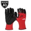 Milwaukee X-Large Red Nitrile Impact Level 3 Cut Resistant Dipped Work Gloves