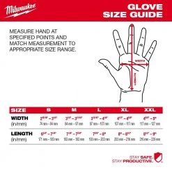 Milwaukee X-Large Black Nitrile Level 1 Cut Resistant Dipped Work Gloves (4-Pack) -Workwear Sales Store milwaukee work gloves 48 73 8903x4 76 1000