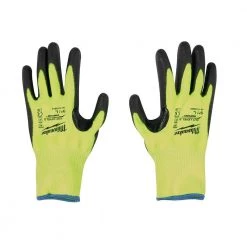 Milwaukee X-Large High-Visibility Cut 2 Resistant Polyurethane Dipped Work Gloves -Workwear Sales Store milwaukee work gloves 48 73 8923 40 1000