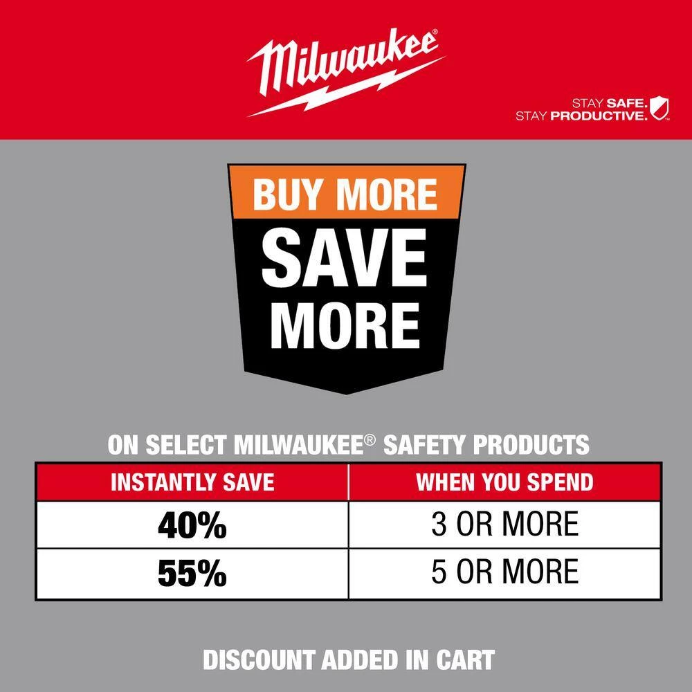 Milwaukee Medium High Visibility Level 5 Cut Resistant Polyurethane Dipped Work Gloves (12-Pack) 2 Milwaukee Medium High Visibility Level 5 Cut Resistant Polyurethane Dipped Work Gloves (12-Pack) - Image 2