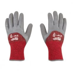 Milwaukee Large Gray Latex Level 4 Cut Resistant Insulated Winter Dipped Work Gloves 17 Milwaukee Large Gray Latex Level 4 Cut Resistant Insulated Winter Dipped Work Gloves -Workwear Sales Store milwaukee work gloves 48 73 9942 31 1000