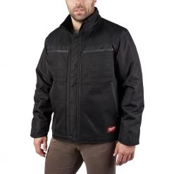 Milwaukee Men's Medium Black GRIDIRON Traditional Jacket
