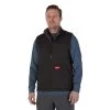 Milwaukee Men's X-Large Black Heavy-Duty Sherpa-Lined Vest with 5-Pockets