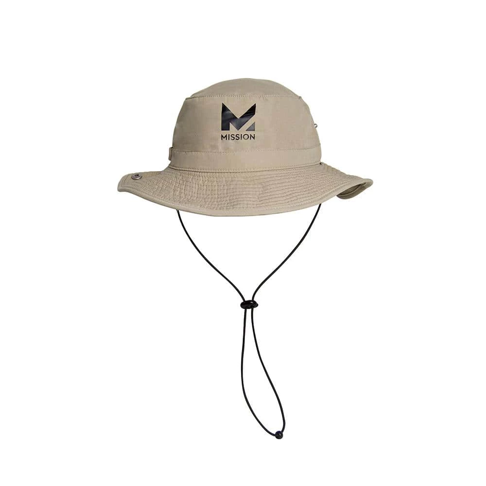 Mission Hydro Active 1-Size Unisex Khaki Polyester Cooling Bucket Hat 1 Mission Hydro Active 1-Size Unisex Khaki Polyester Cooling Bucket Hat