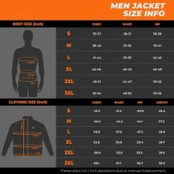 ORORO Men's Large Black/Blue 7.2-Volt Lithium-Ion Soft Shell Heated Jacket with Detachable Hood and (1) 5.2 Ah Battery Pack -Workwear Sales Store ororo heated jackets 2101 01a 0105 1f 1000