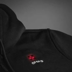 ORORO Men's Medium Black 7.2-Volt Lithium-Ion Full-zip Heated Hoodie Jacket with (1) 5.2 Ah Battery and Charger -Workwear Sales Store ororo heated sweatshirts 2303 02a 0104 c3 1000