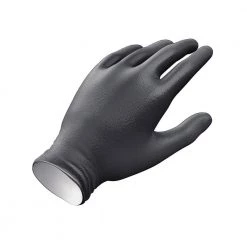 Venom Steel Heavy Duty Black Nitrile Gloves, One Size Fits Most (100 per Box) -Workwear Sales Store venom steel disposable gloves ven6145wh c3 1000
