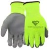 West Chester Protective Gear Touch Screen Hi-Vis Yellow PU Palm Coated Nylon Gloves (3-Pack)