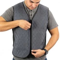 MOBILE COOLING Unisex 2XL Gray Hydrologic@ Evaporative Cooling Vest 12 MOBILE COOLING Unisex 2XL Gray Hydrologic@ Evaporative Cooling Vest -Workwear Sales Store work vests mcuv05240621 44 1000