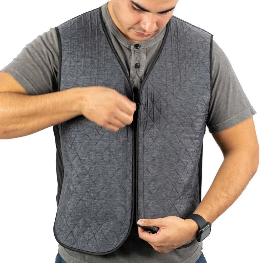 MOBILE COOLING Unisex 2XL Gray Hydrologic@ Evaporative Cooling Vest 5 MOBILE COOLING Unisex 2XL Gray Hydrologic@ Evaporative Cooling Vest - Image 5